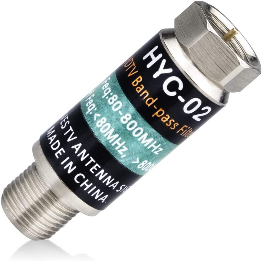LTE Filter for TV Antenna - RF Interference Filter Improves Digital Antenna Ampl