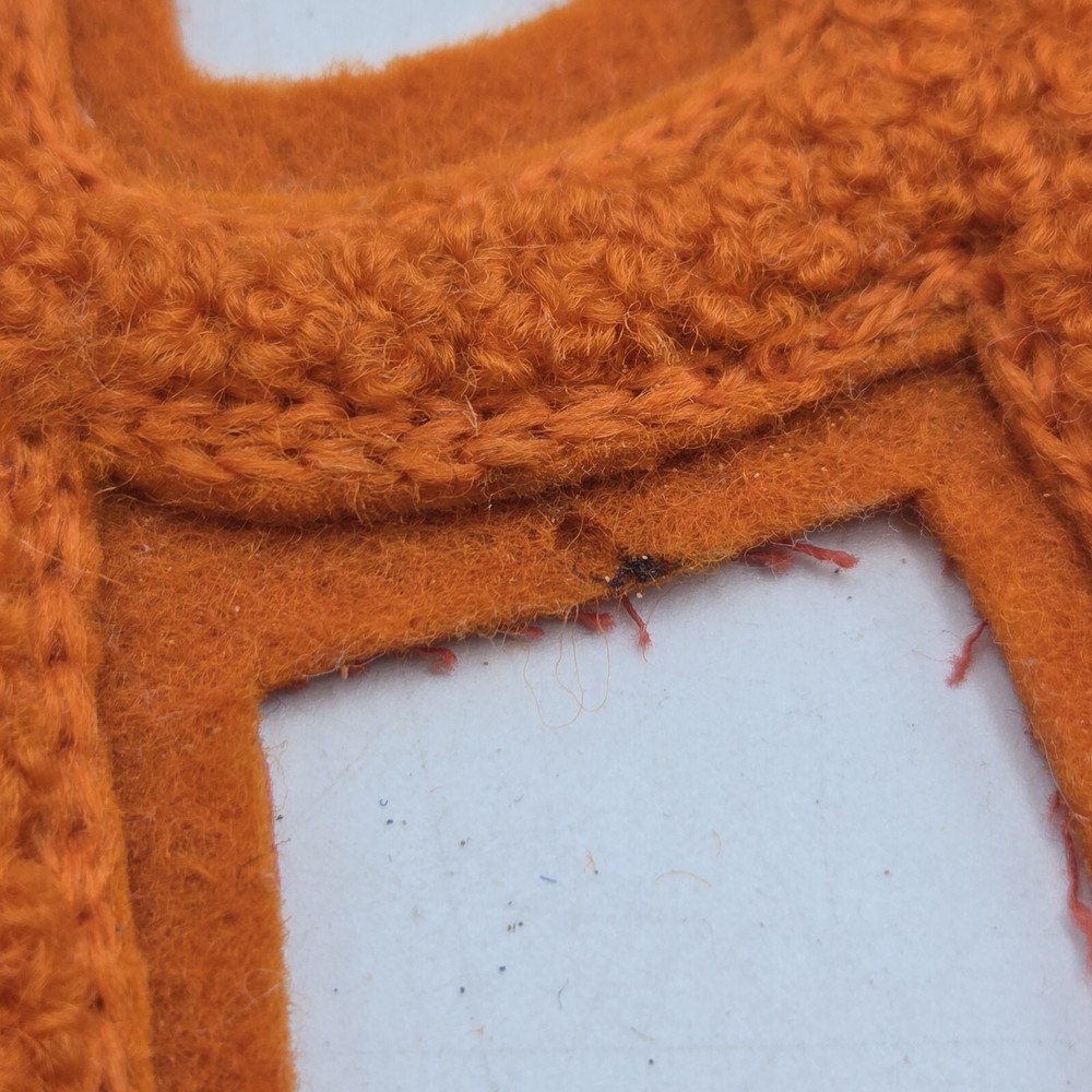 Large Vintage Letterman Varsity Patch | Orange | Lowe & Campbell