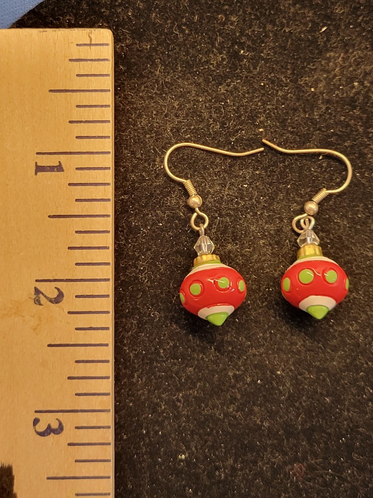 Christmas Ornament Earrings 084