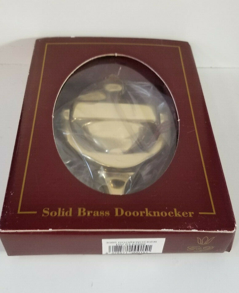 Solid Brass Door Knocker Made in Spain New Open Box