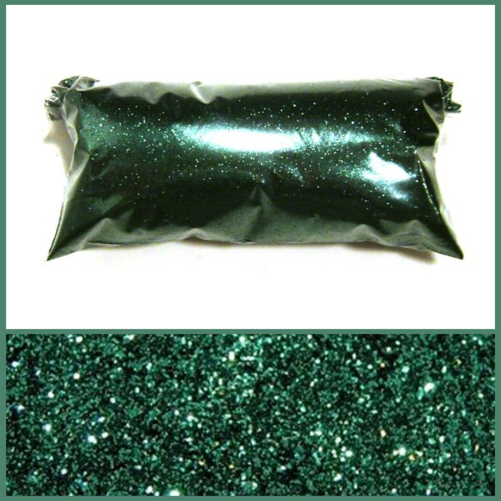 Evergreen Forest Very Fine Glitter .008 Solvent Resistant Polyester Epoxy, Nails