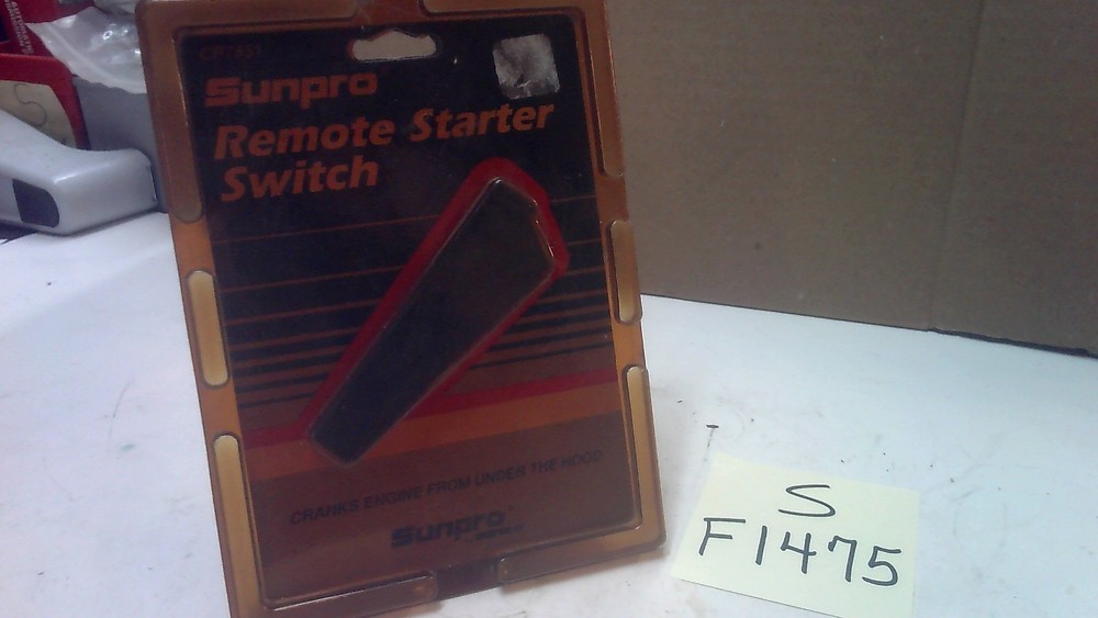 SUNPRO CP7851 REMOTE STARTER SWITCH ( PACKAGE FADED)
