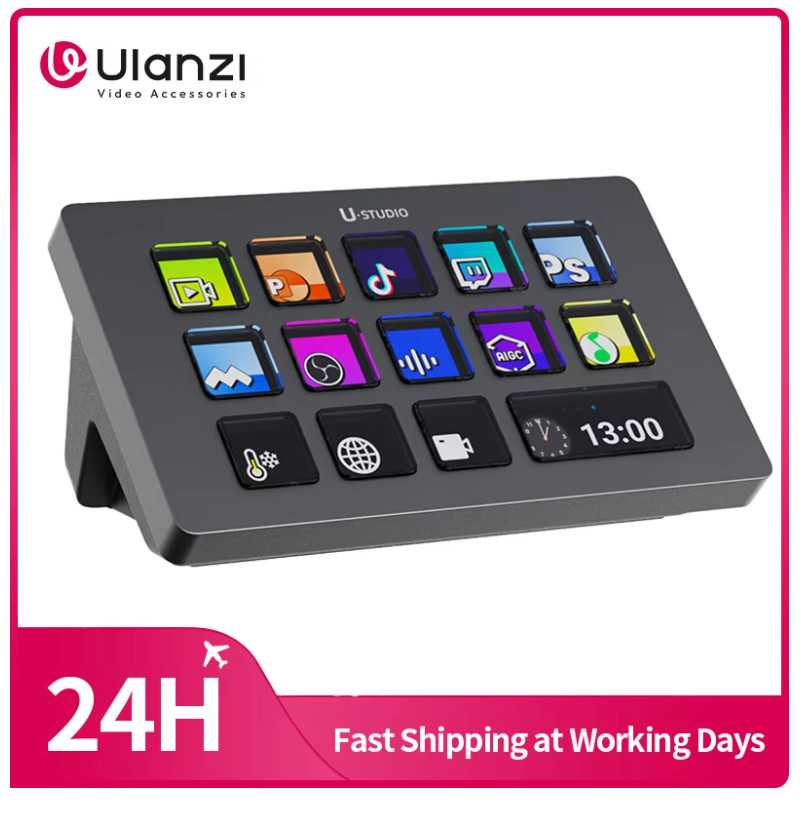 Ulanzi D200 Production Console | Studio Controller for Streaming & Gaming