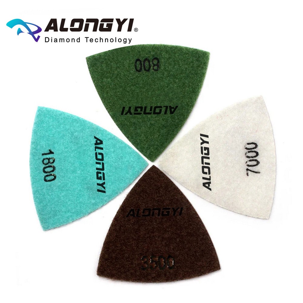 4pcs Trangular Sanding Pad For Fein Dremel Power Multi Tools Oscillating