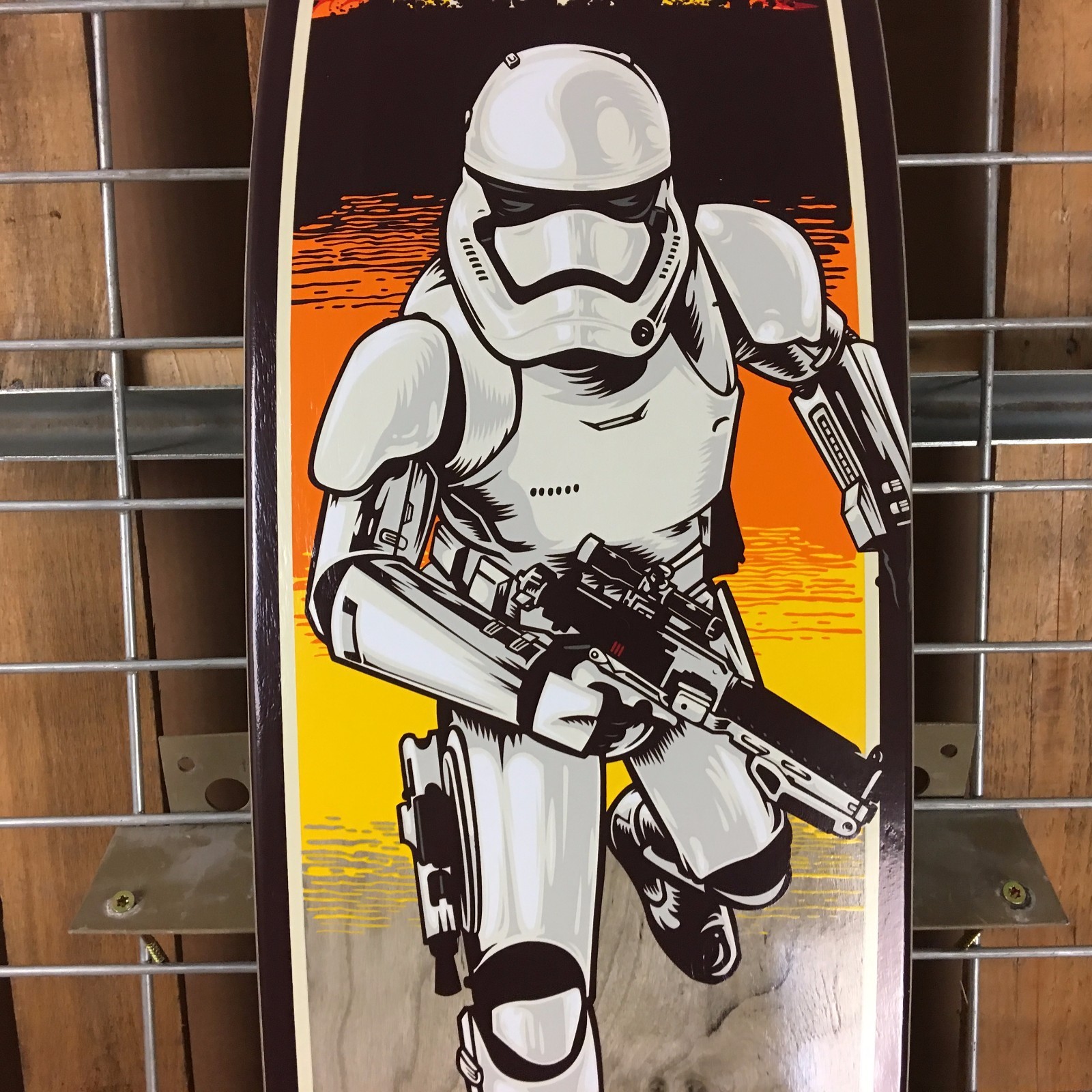 New Santa Cruz Star Wars Stormtrooper Cruzer Complete Skateboard - 36in x 9.3in