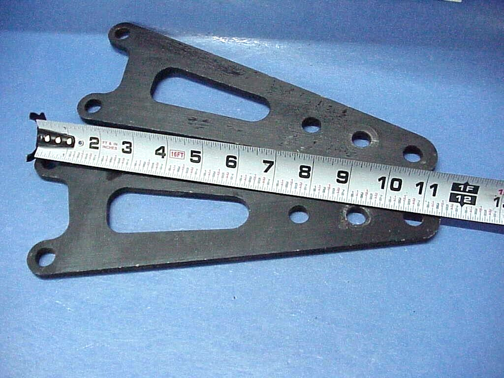2 Billet Aluminum Quick Change Rear End Pull Bar/Torque Upper 3rd Link Brackets