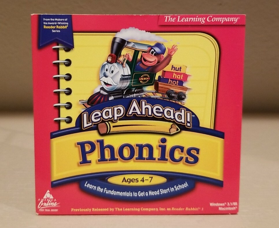 Leap Ahead! Phonics PC Interactive Educational Game Windows/Mac 1999