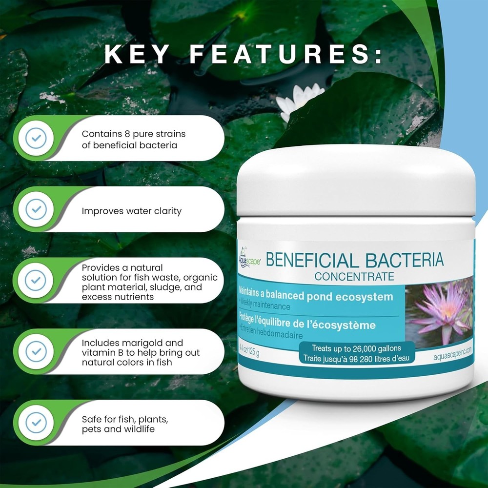 Pond Bacteria Concentrate, 1.1lb - Clear Water Solution