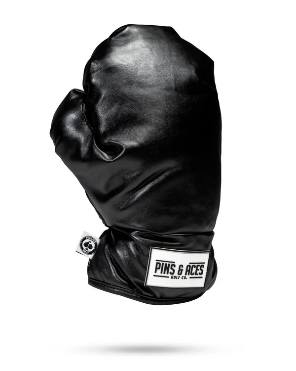 Pins & Aces Authentic Black Boxing Glove Driver Head Cover
