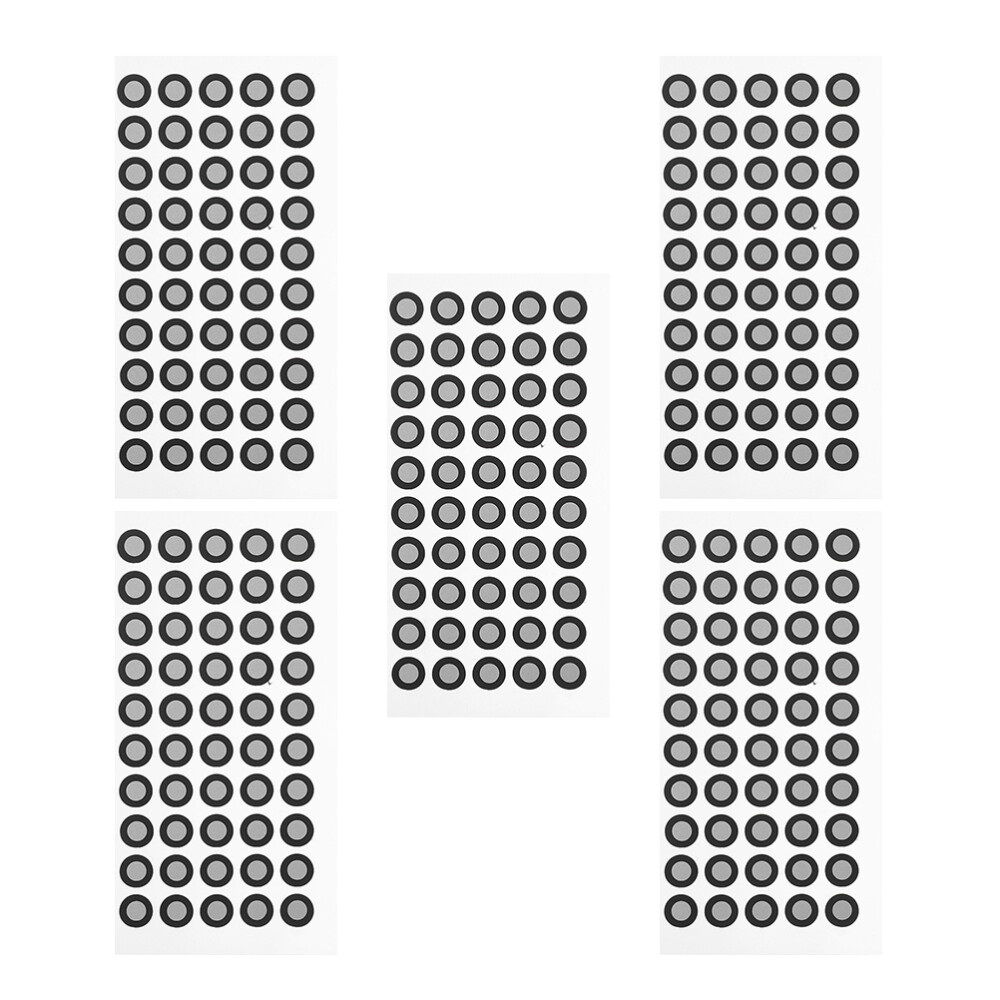 5 Sheets Marking Stickers 3D Scanner Reference Points Markers for 3D Scanning