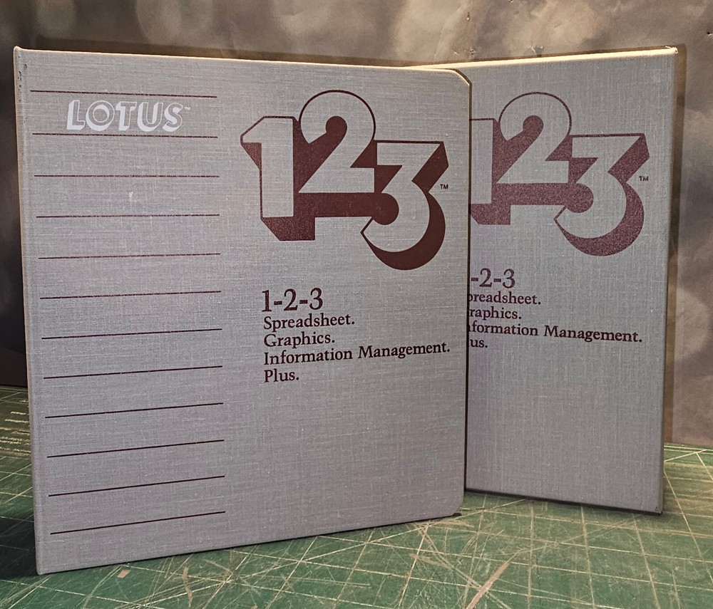 1980s LOTUS 123 Manual