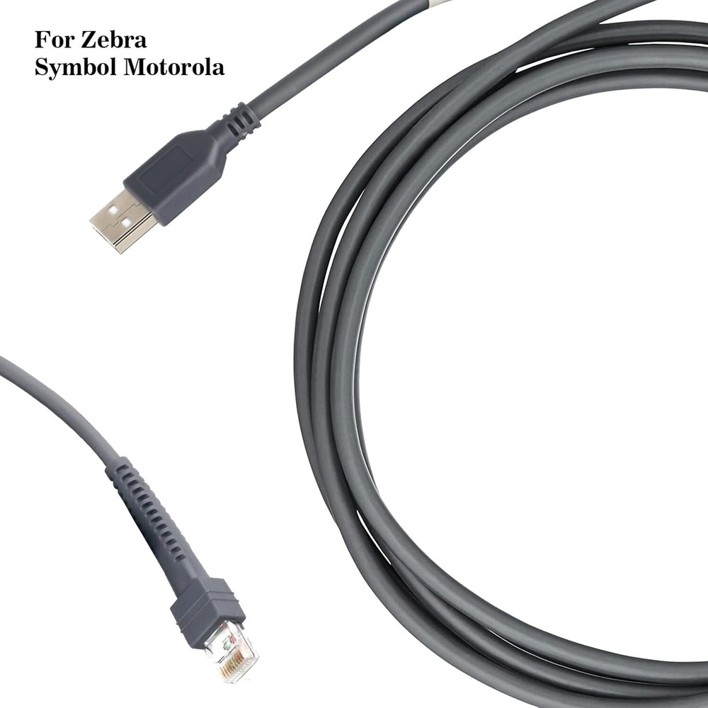 ✅ USB cable for Symbol Motorola Barcode Scanner 7FT 2M ✅ Fast Shipping