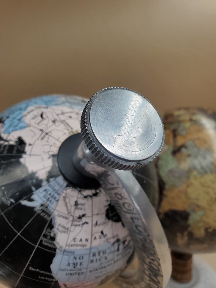 Globes Tabletop Spinning Earth Geographical Black
