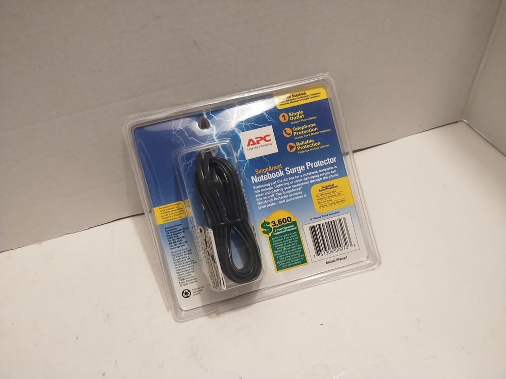 APC Surge Arrest Notebook Surge Protector