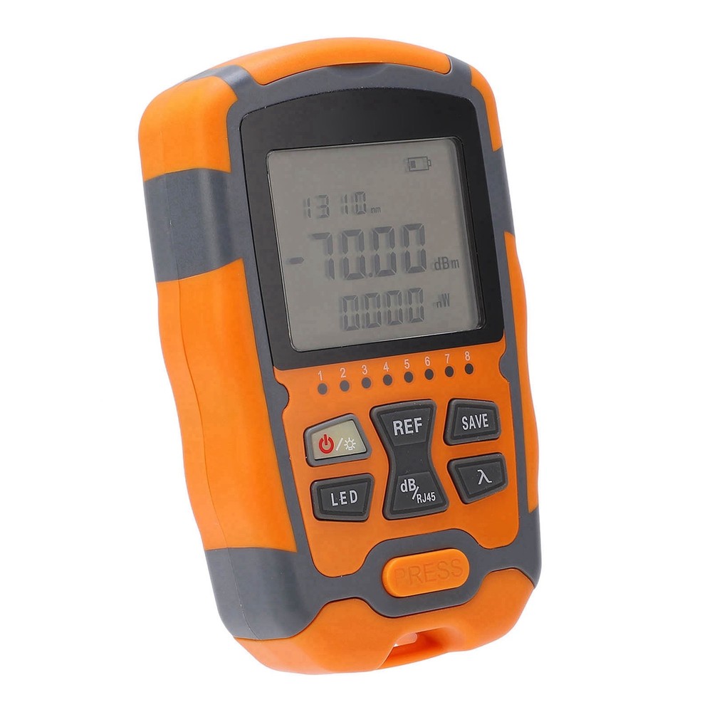 Mini Optical Power Meter Portable Optical Fiber Cable Tester Multimeter With