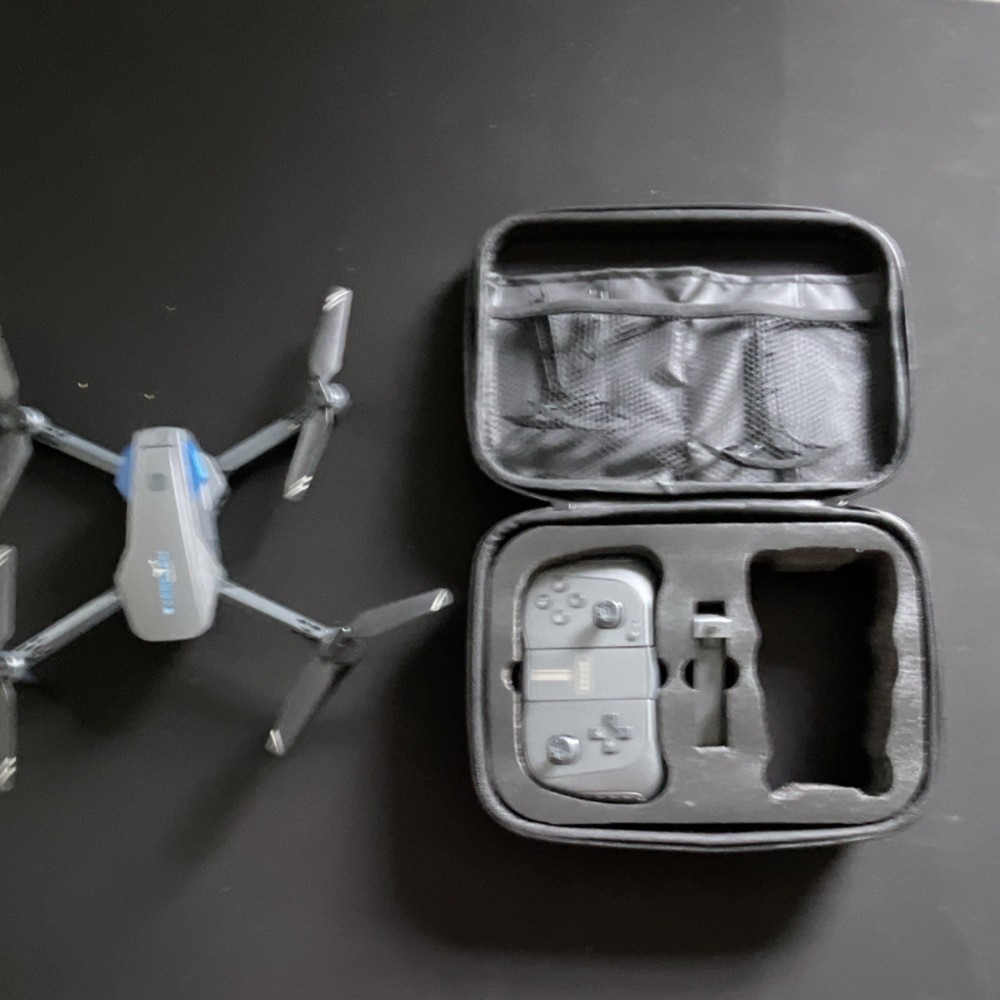 Foldable RC Quadcopter Drone with Controller & Carrying Case