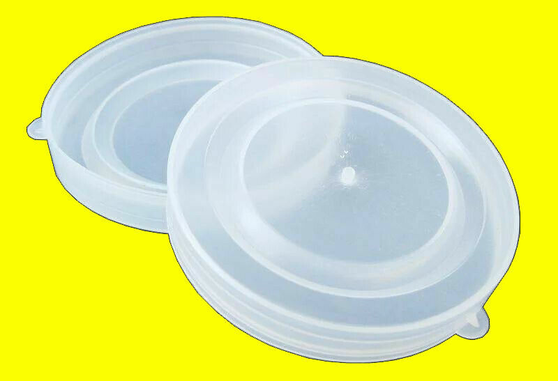 10 PCS POLYPROPYLENE LIDS FOR CANS 82 MM ПОЛИПРОПИЛЕНОВЫЕ КРЫШКИ ДЛЯ БАНОК