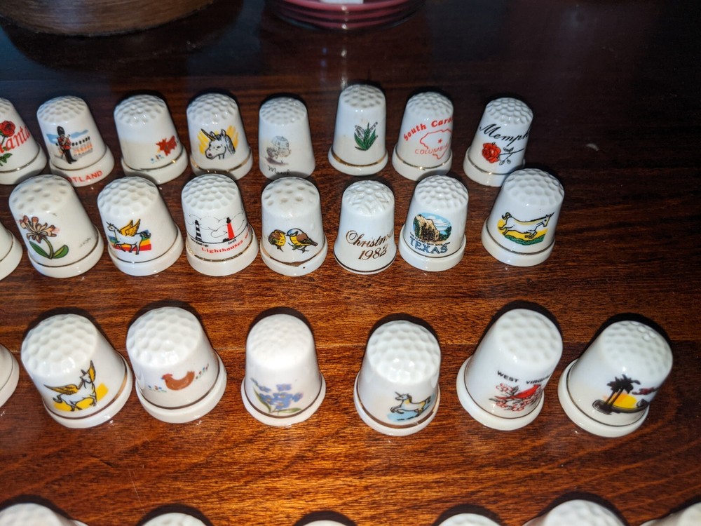thimbles collectibles lot 50+