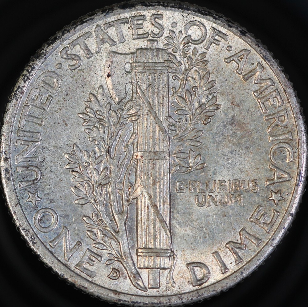 1937 D Mercury Dime Ch. BU