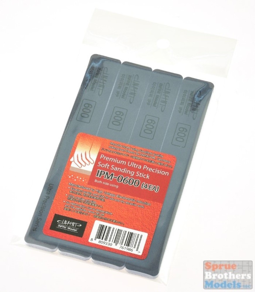 Infini #PM0600 Premium Soft Sanding Sticks 600 Grit (4)