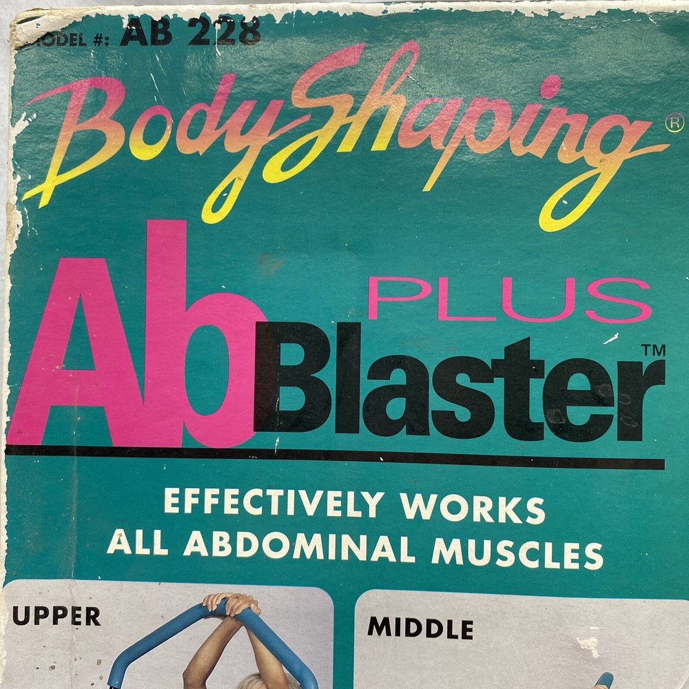 Body Shaping Ab Blaster Plus Roller Crunch by Impex Model AB228 See Description