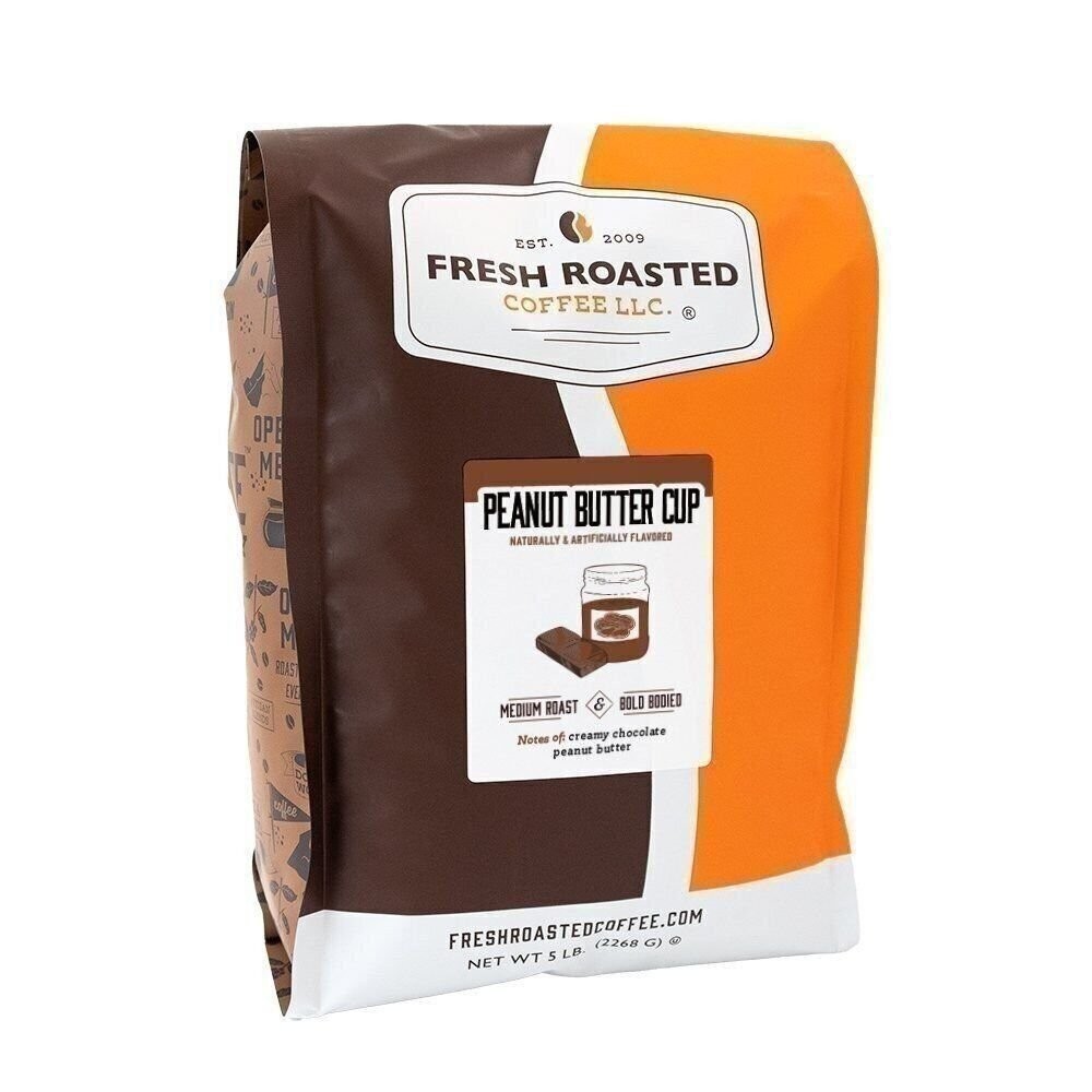Fresh Roasted Coffee | Peanut Butter Cup Flavored Coffee
