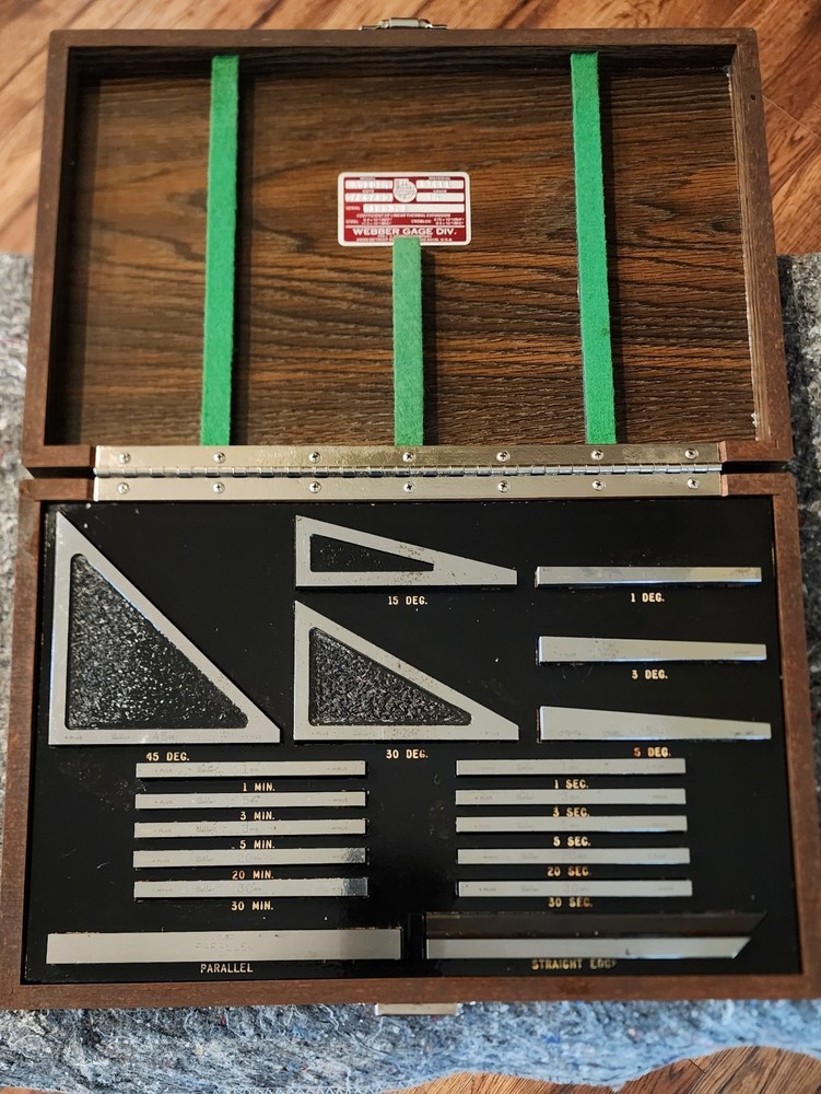 Starrett Weber Angle Block Set Model AG18TR
