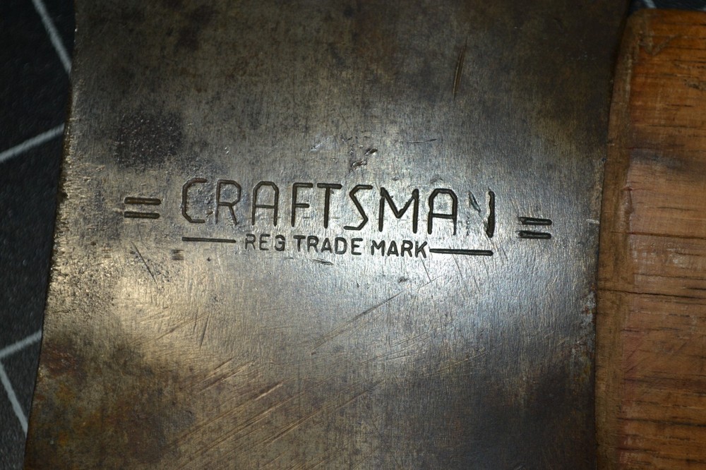 CRAFTSMAN - DOUBLE BIT AXE - ORIGINAL HANDLE WITH DECAL