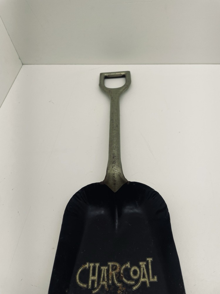 Vintage Charcoal Scoop with Brass Handle
