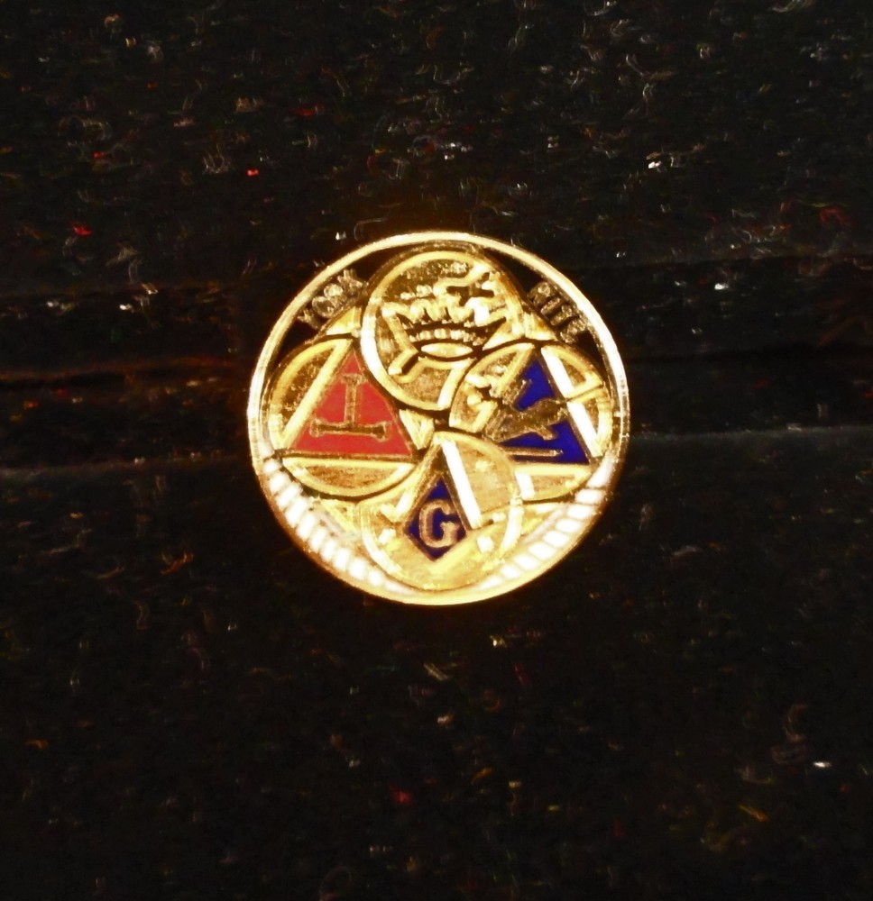 YORK RITE PIN :  MASONIC ORDER LAPEL PIN