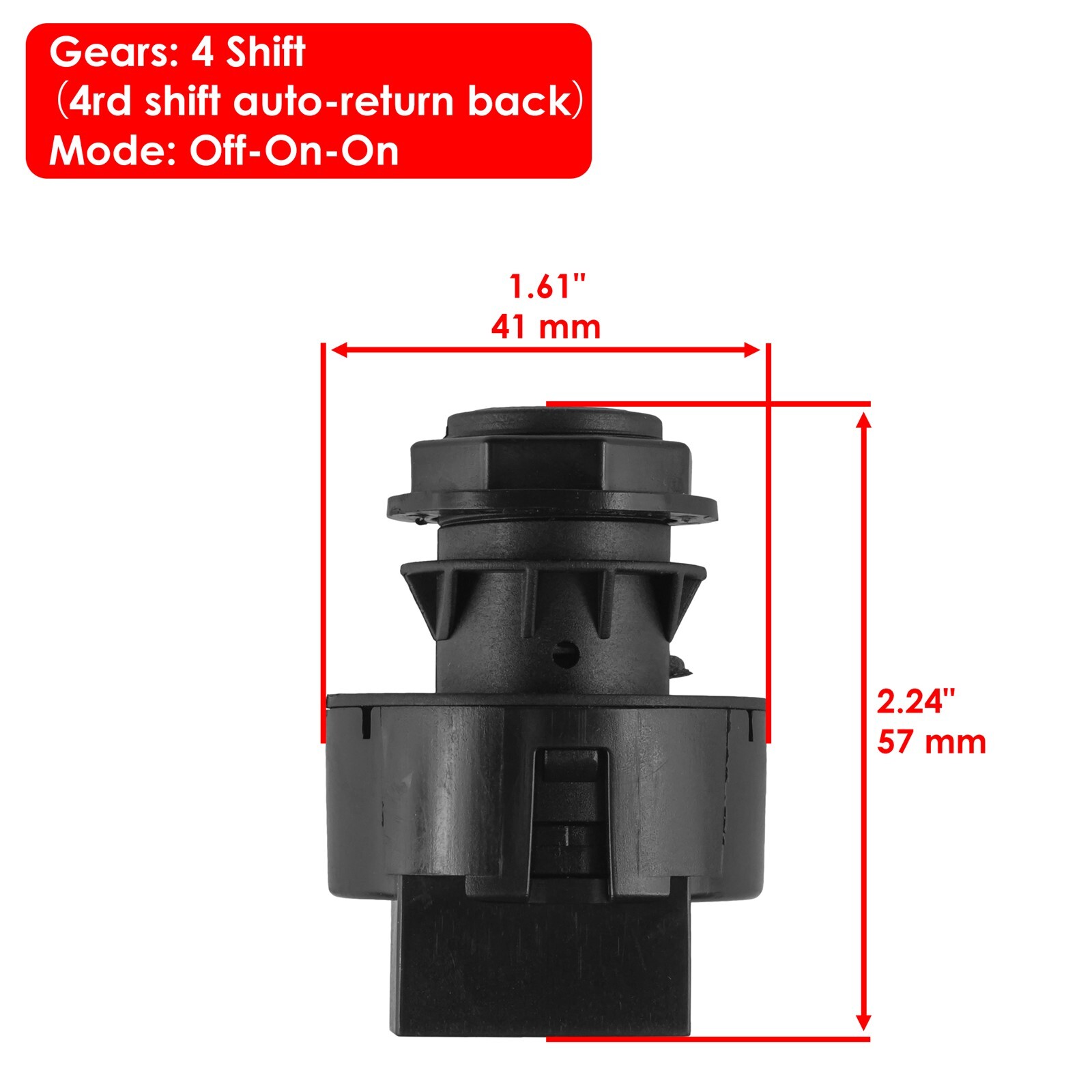 4 Position Ignition Switch w/ Key for Polaris RZR XP 4 1000 Turbo S 2017-2022