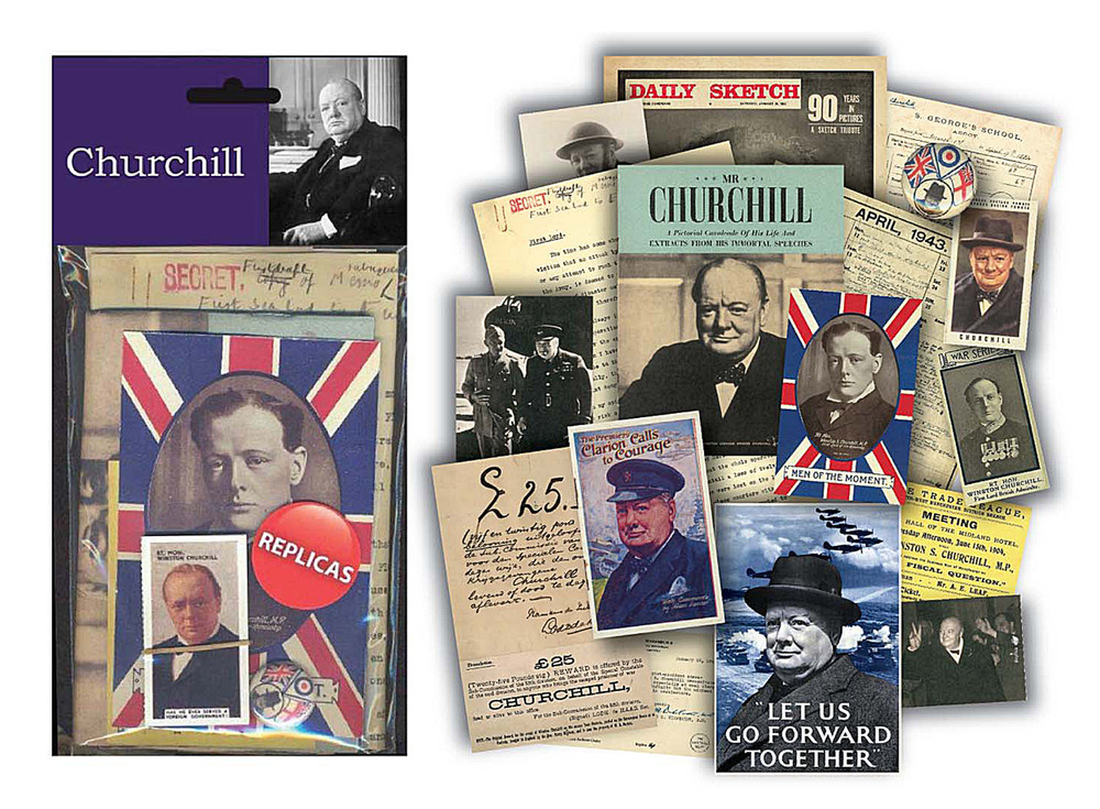 Winston Churchill nostalgic memorabilia pack