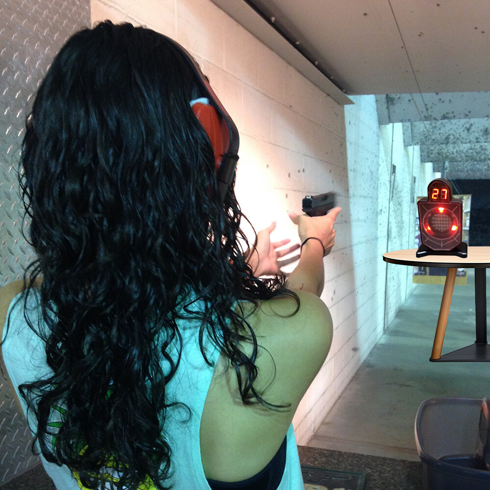 Electronic Laser Trainer Target Dry Fire Trainer Laser Induction Counting Target