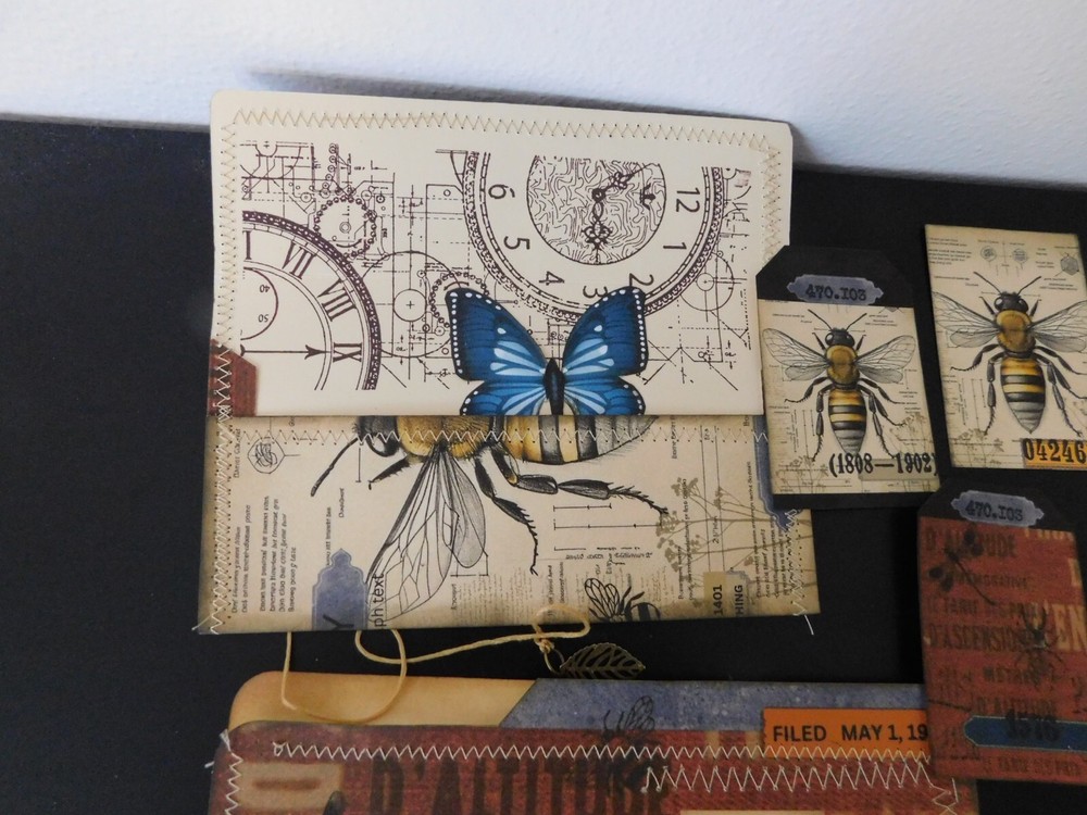 Junk Journal Add On File Envelope Tags Journal Card Set A