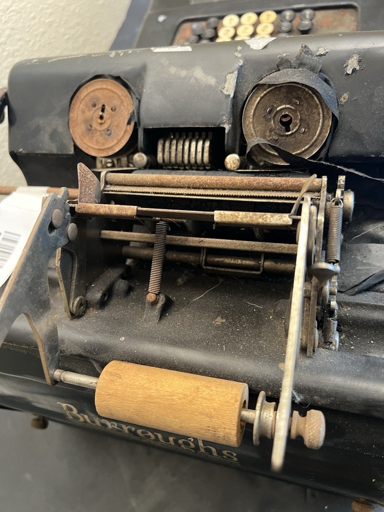 Burroughs Vintage Mechanical Adding Machine Calculator Arithmometer