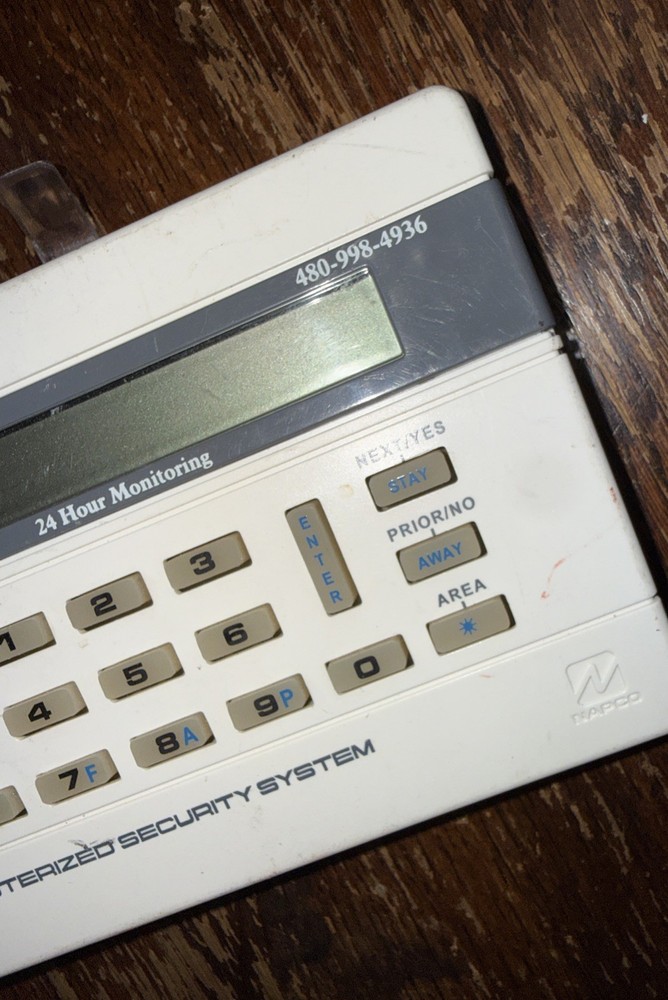 Gemini White Designer Keypad GEM-K2AS Computerized Security System