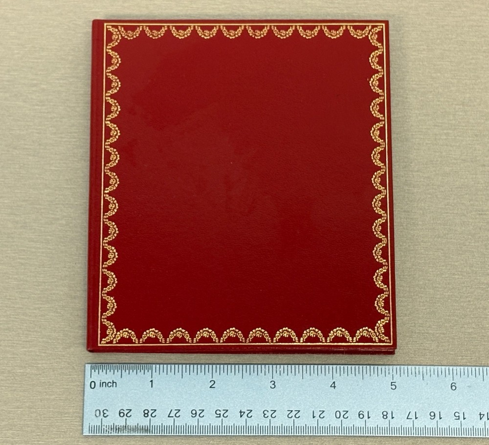 Cartier Original Red Folder Instruction Booklet & Small Booklet's