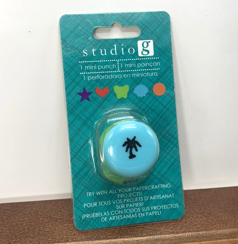 NEW, Hampton Art Studio G Mini Paper Punch Palm Tree, AC0286, 2012