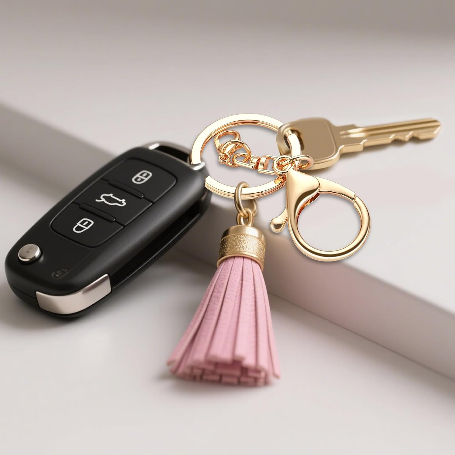 10 Pack a Set Metal Lobster Claw Clasps and Key Rings, Key Chain Accessories, Ke