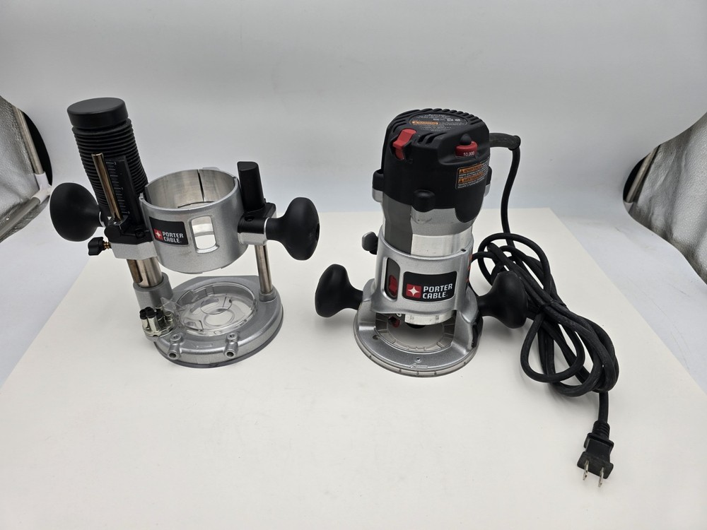 PORTER CABLE 8902 Router Type 2 With Fixed And Plunge Base 8931 Variable Speed