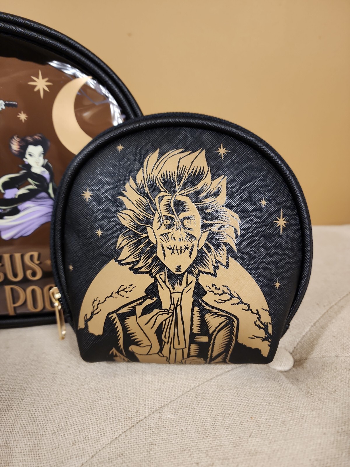 Disney Hocus Pocus Sanderson Sisters Cosmetic Bag 3 Piece Set Makeup Pouch NEW