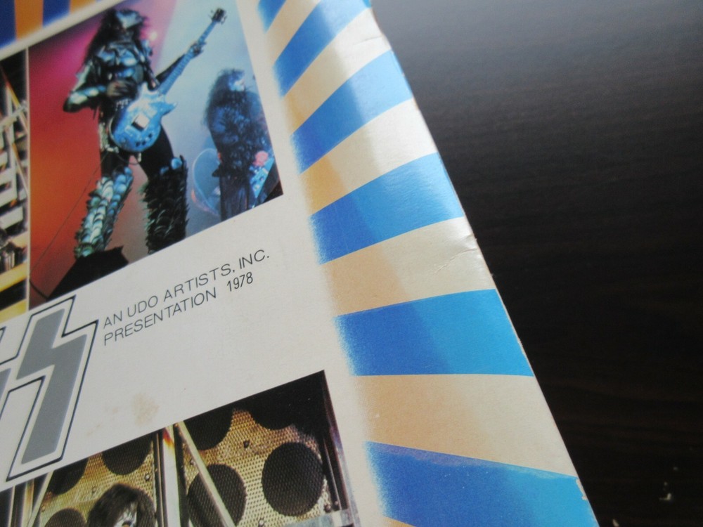 KISS 1978 Japan Tour Book Concert Program w Promo Flyer Gene Simmons Pau Stanley