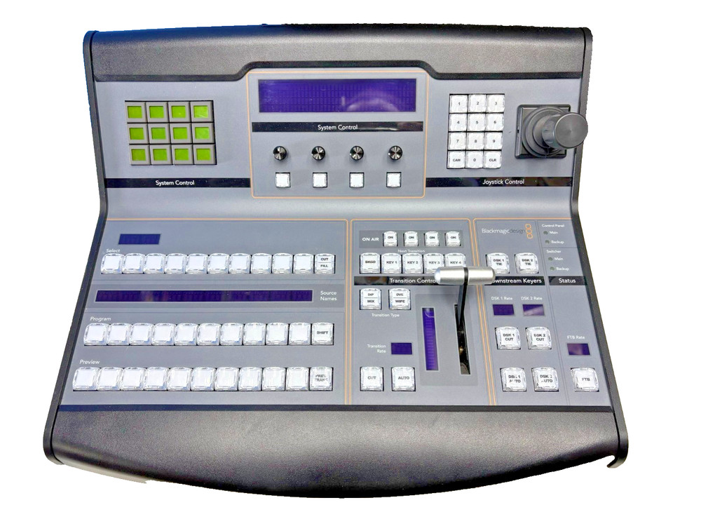 Atem 1 M/E Production Studio 4k + 1M/E Broadcast Panel + Router - Full Kit!