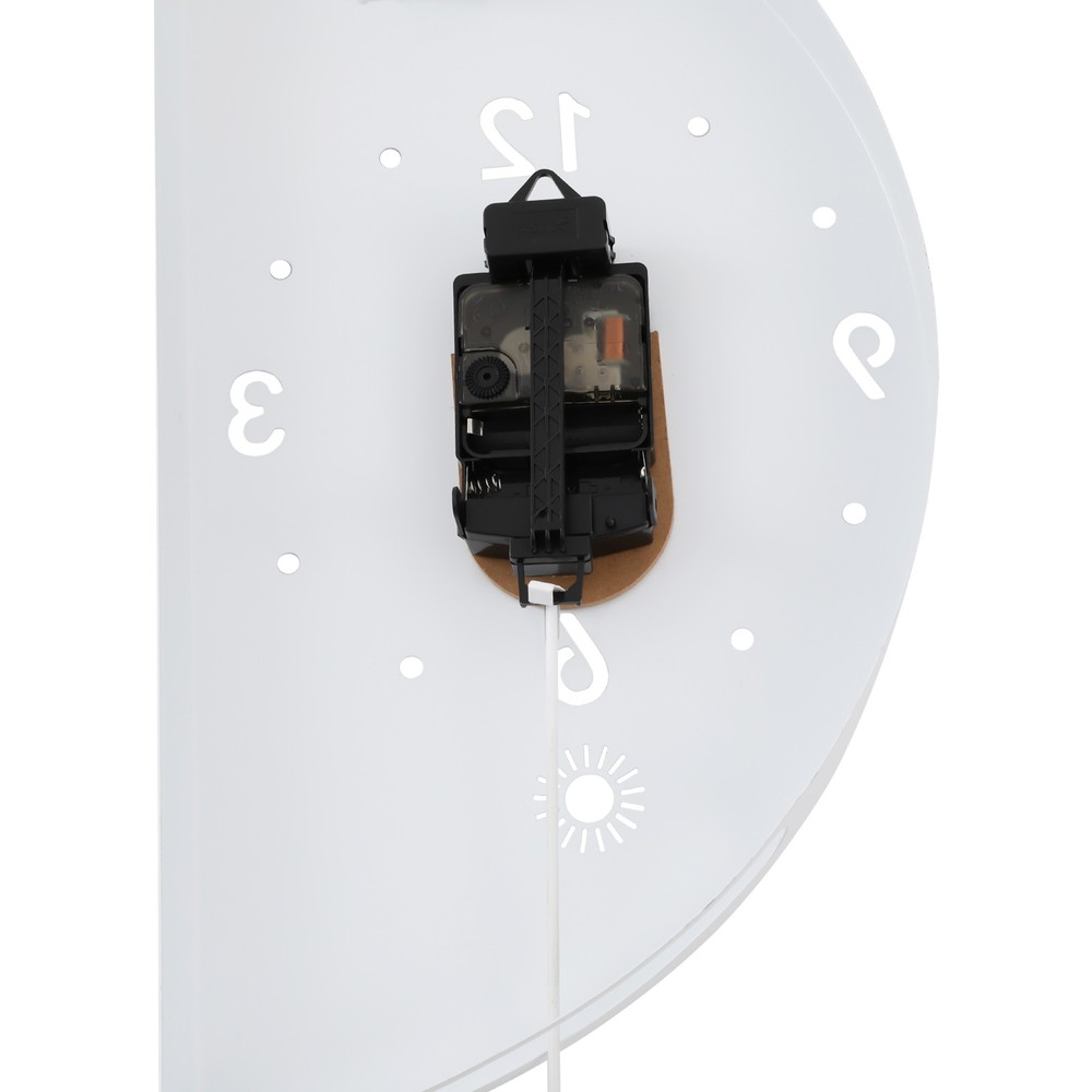 Wall Clock Decoration Double-sided Corner Wall Clock White+black Wall Clock