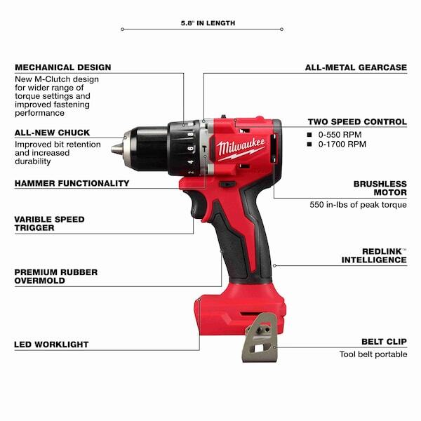 Milwaukee Tool 3693-24Cx M18 4-Tool Combo Kit