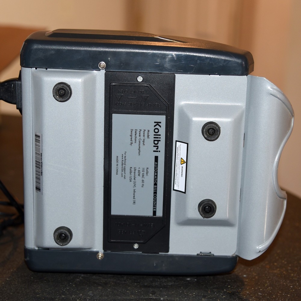 Kolibri Automatic Bill Money Counter Detects Counterfeits
