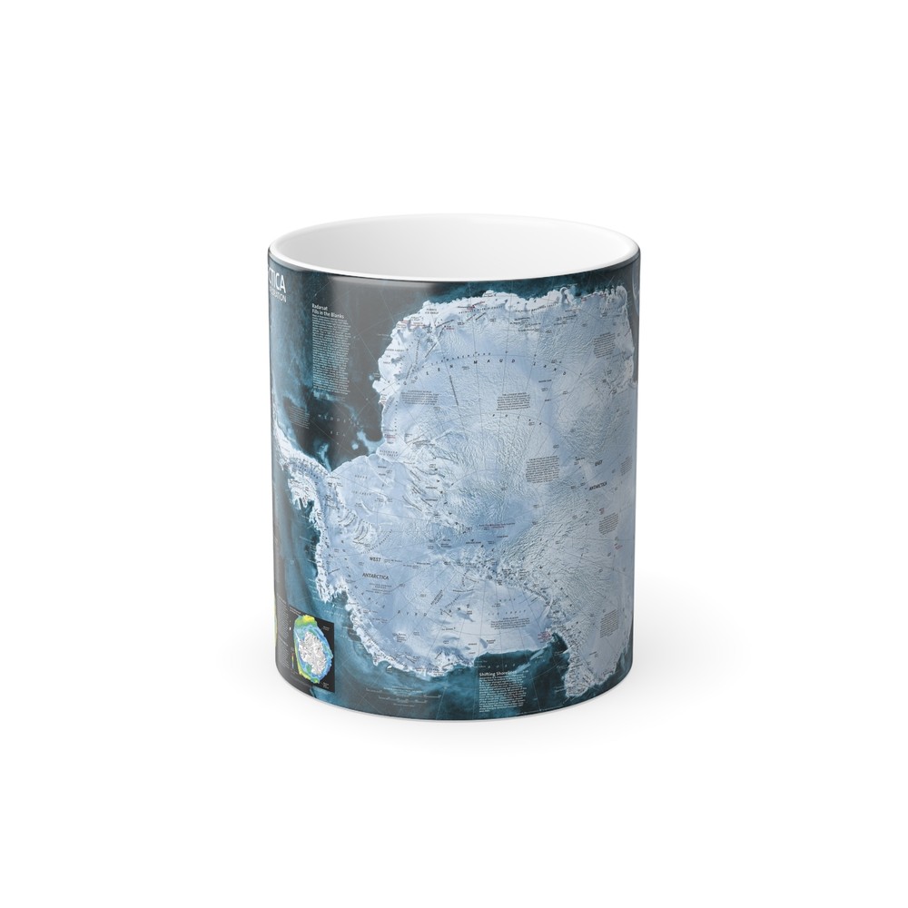 Antarctica (2002) (Map) Color Changing Mug 11oz
