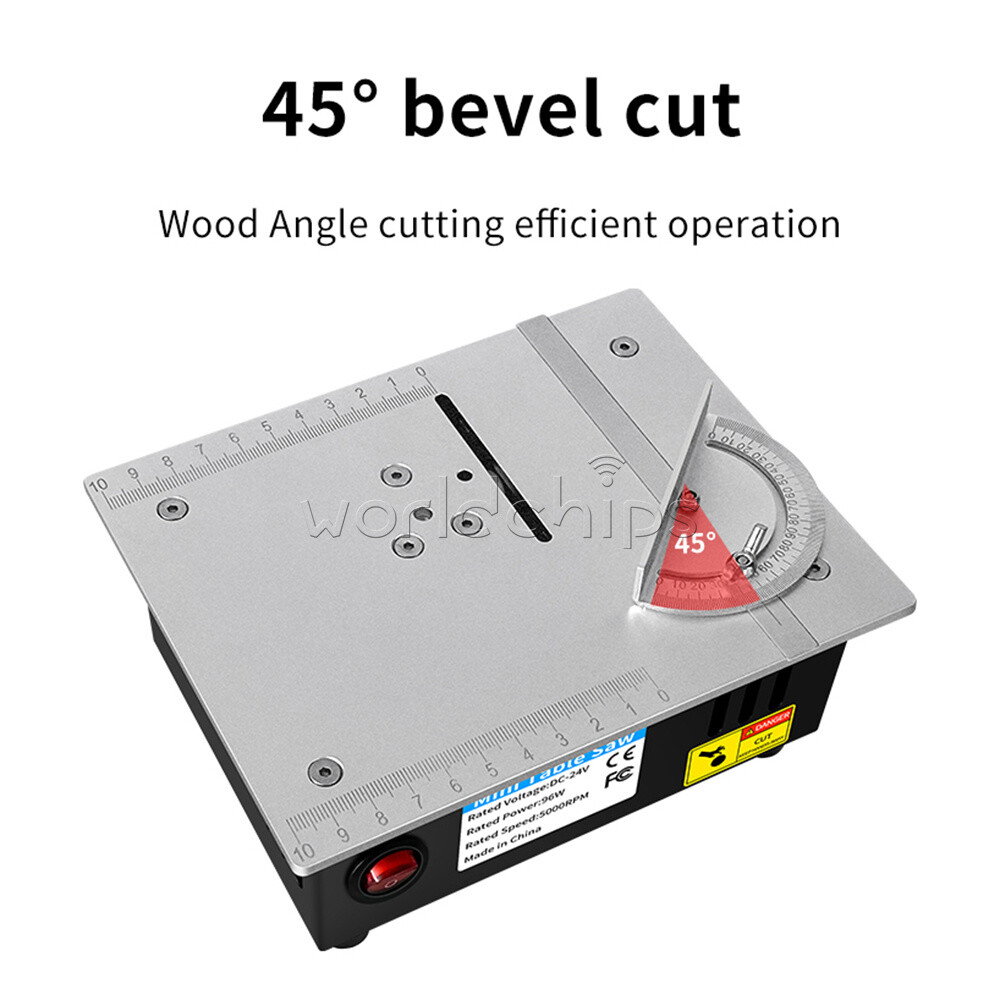 DC24V Woodworking Table Saw Electric Multi-Function Precision Cutting Machine