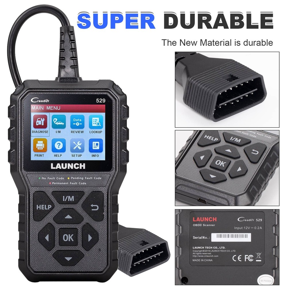 LAUNCH CR529 OBD2 Scanner Diagnostic Tool Code Reader Clear Codes