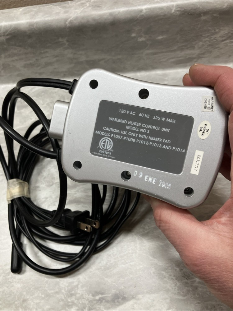 Thermal Guardian Model S Quantum waterbed Heater Control Unit Temperature